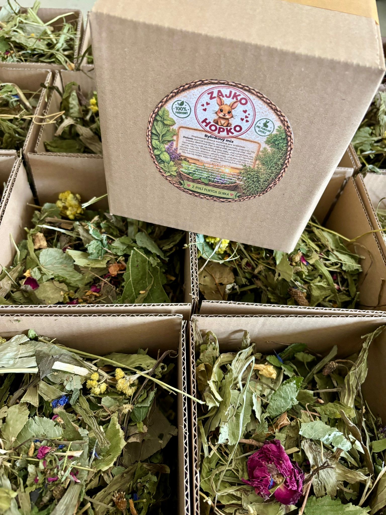 🌿 Bylinkový mix „Zdravé bruško“ – Prírodná hostina pre králička 150g🐰 – Obrázok 5