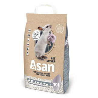 🐰 ASAN Pet Silver – podstielka pre králiky a hlodavce 10 l
