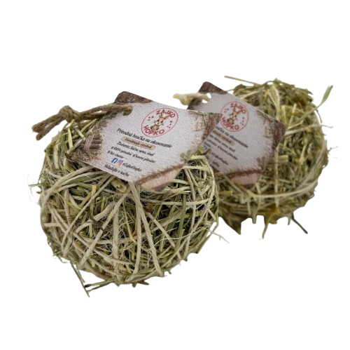 🐰 Senné klbko so sisalom pre králiky 🌿