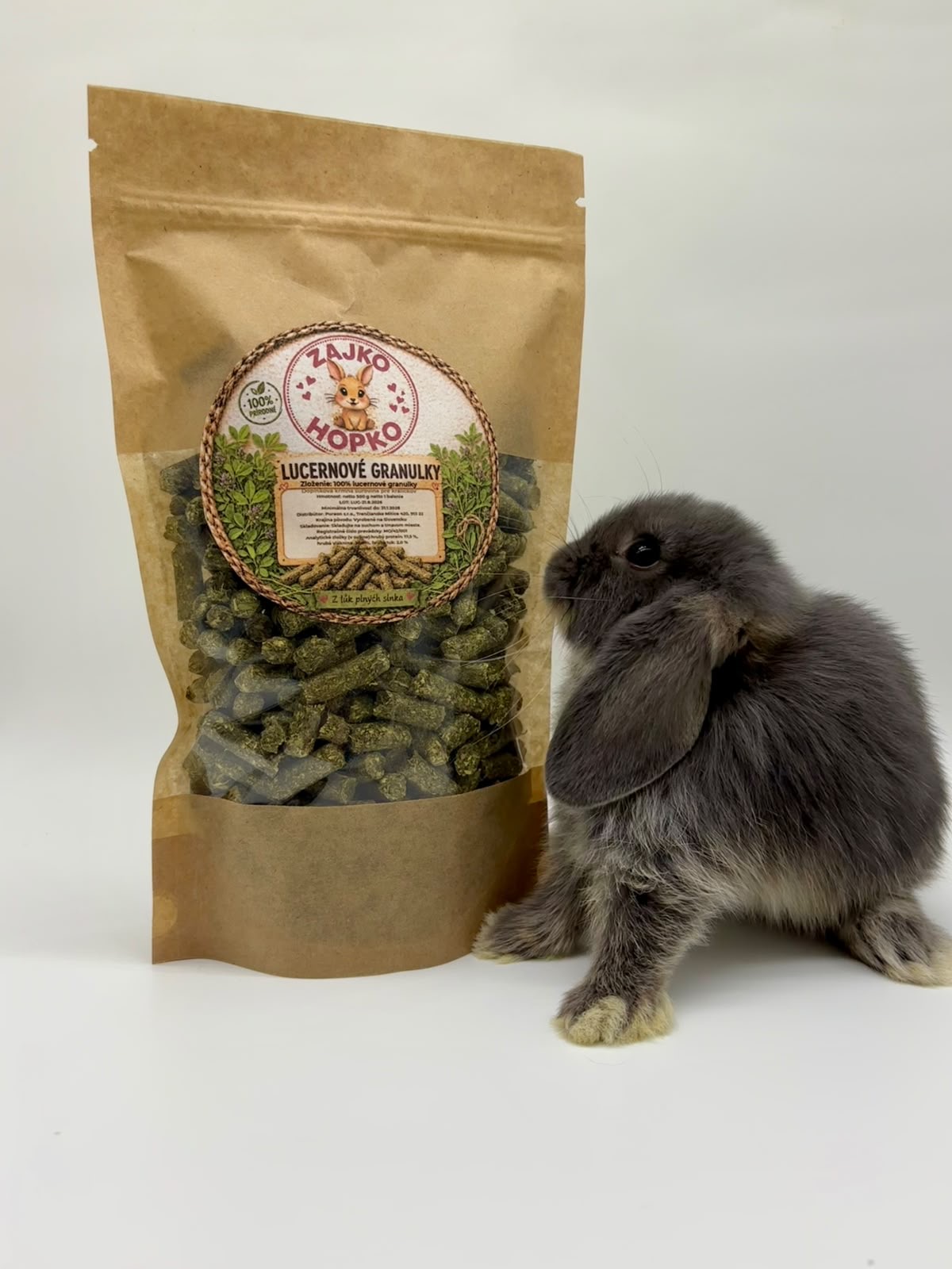 🌿 LUCERNOVÉ GRANULKY 500g – Obrázok 4